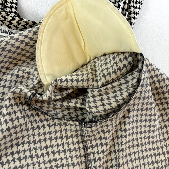 Mary Ann Restivo 100% Silk Size 12 Women's Collared w/Tie Long Sleeve Top Blouse - Picture 15 of 16